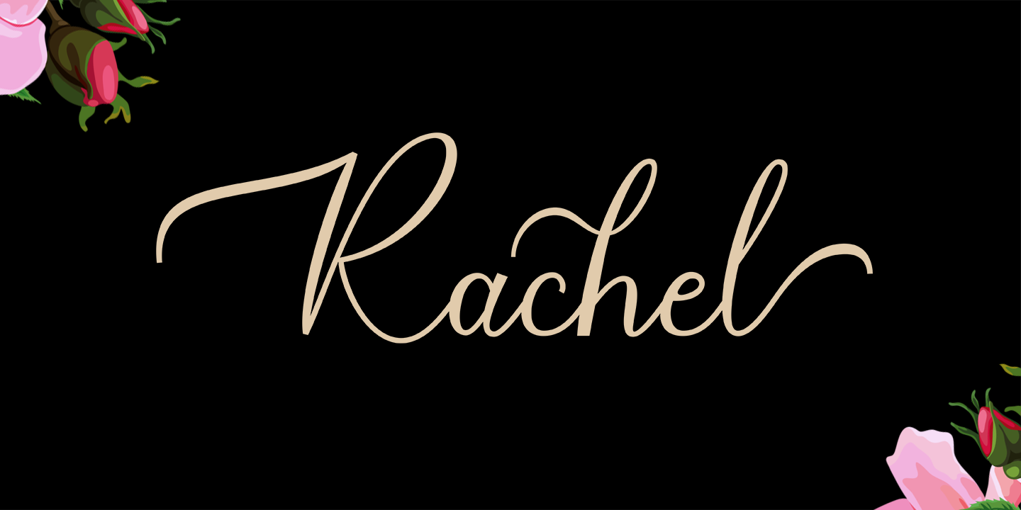 Czcionka Rachel